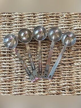Stainless Steel Coffee Serving Spoons Set of 5
